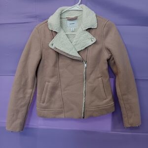 Cozy Sherpa-Lined Tan Jacket